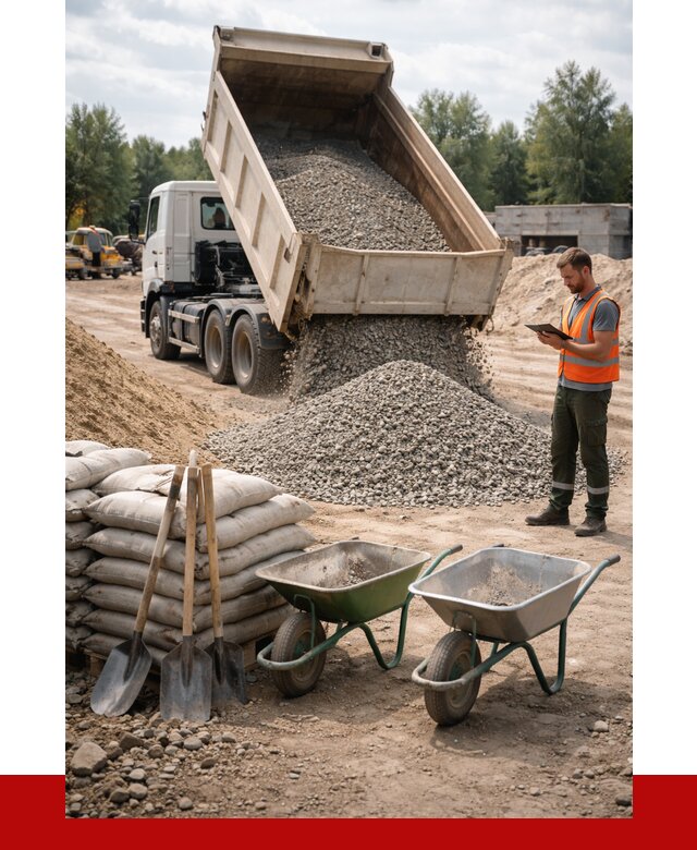 Доставка нерудных материалов в Балашихе от 1230 руб. | ПРОНЕРУДБлш