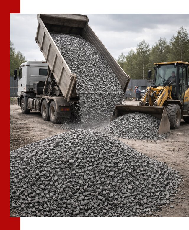 Доставка и продажа щебня гранитного в Балашихе