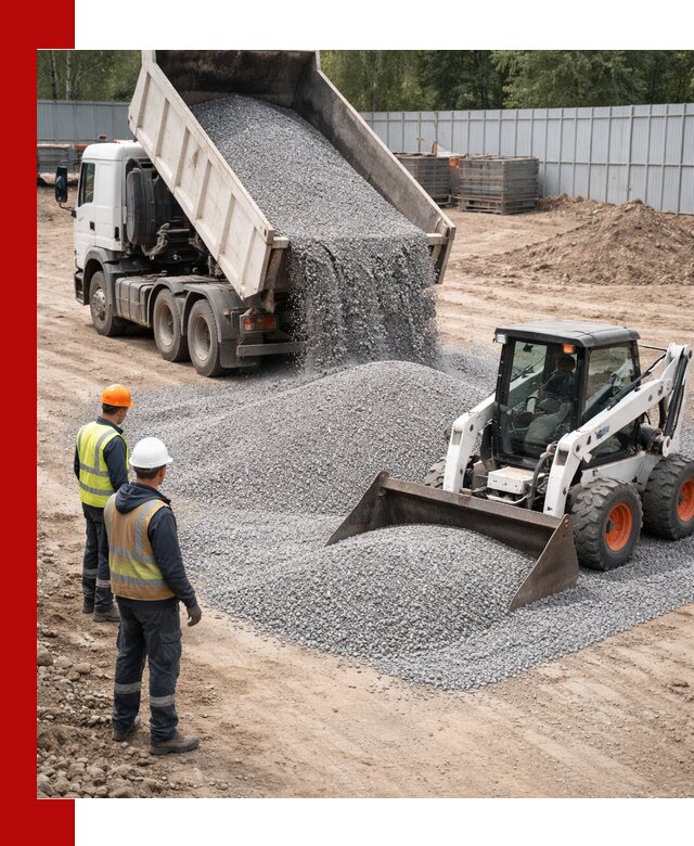 Доставка и продажа гранитного щебня фракции 0-5 в Балашихе