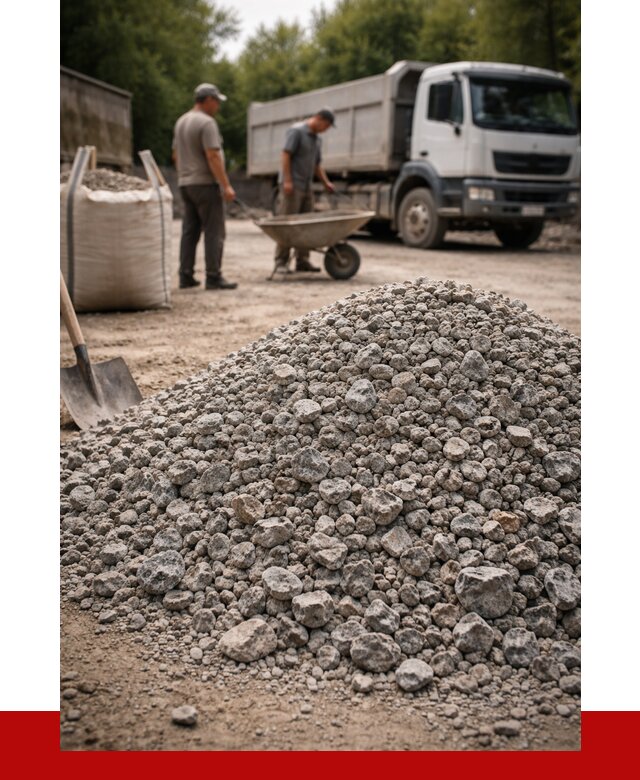 Гранитный щебень фракция 20-40 в Балашихе от 3281 руб. ПРОНЕРУДБлш