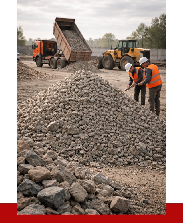 Гранитный щебень фракция 40-70 в Балашихе от 2563 руб ПРОНЕРУДБлш