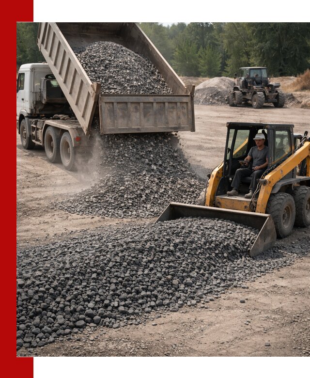 Гранитный щебень фракция 40-70 с доставкой в Балашихе