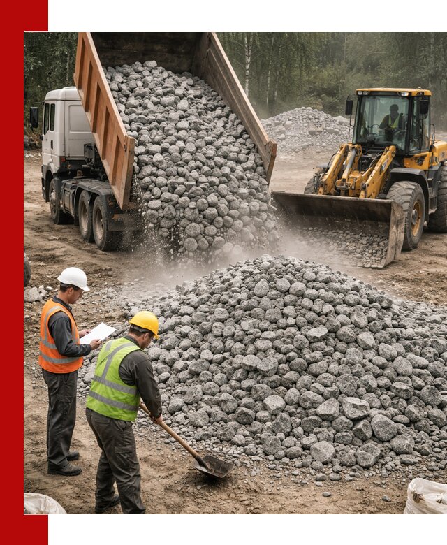 Гранитный щебень фракция 70-150 доставка в Балашихе