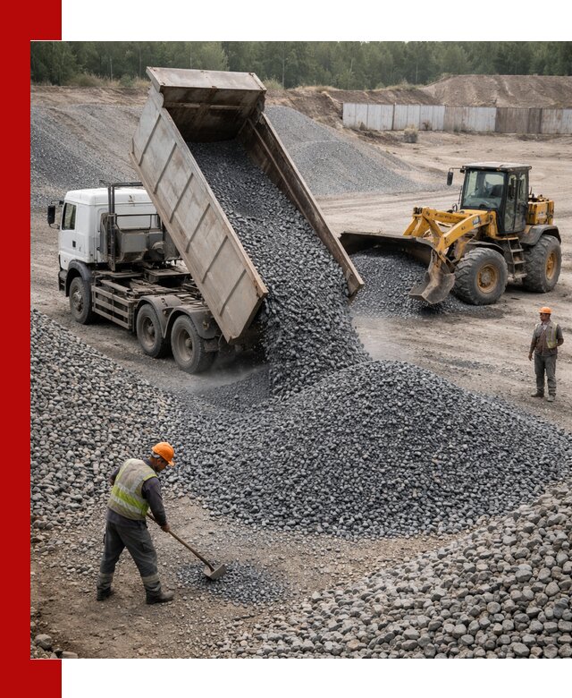 Щебень габбро-диабаз фр. 5-20 с доставкой в Балашихе