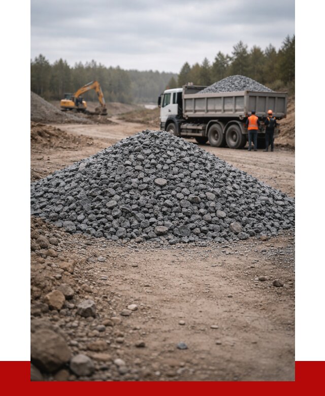 Щебень габбро диабаз фракция 40-70 в Балашихе от 2256 р-ПРОНЕРУДБлш