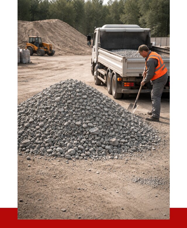 Гравийный щебень фракция 5-10 в Балашихе от 2256 р. | ПРОНЕРУДБлш