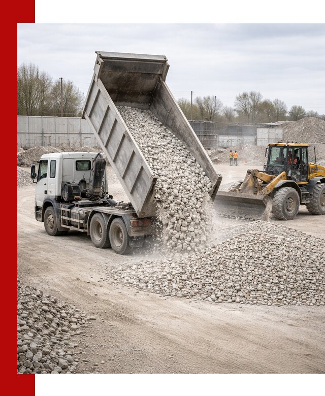 Доставка и продажа известнякового щебня в Балашихе