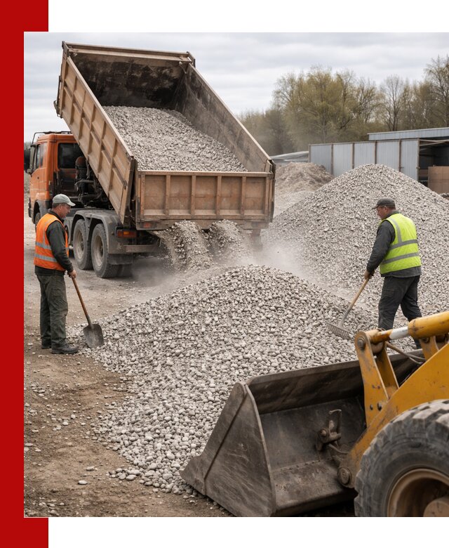 Доломитовый щебень фракции 5-20 с доставкой в Балашихе
