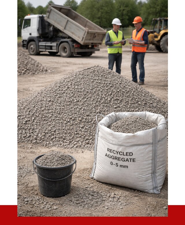 Вторичный щебень фракция 0-5 в Балашихе от 1640 р. ПРОНЕРУДБлш