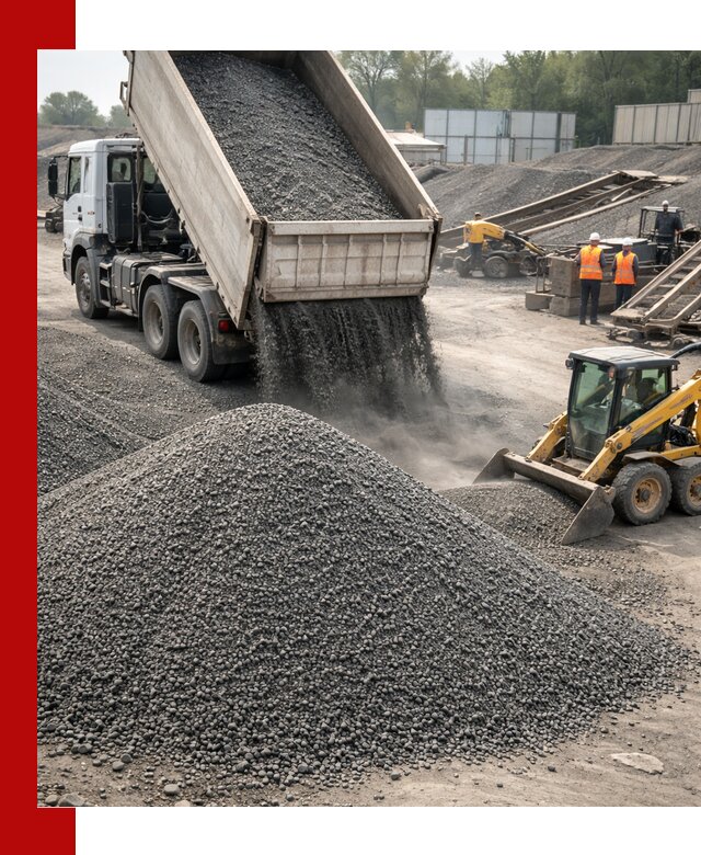 Вторичный щебень фракция 0–5 с доставкой в Балашихе