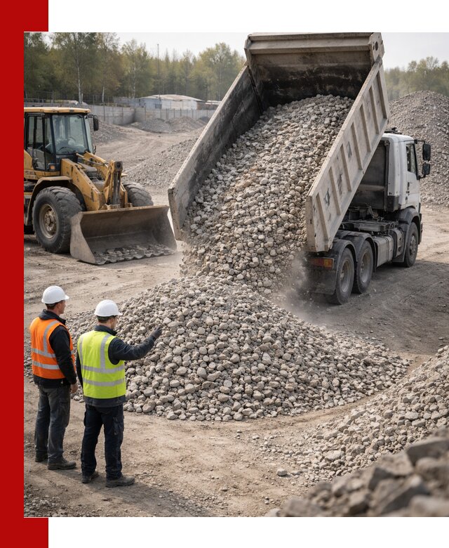 Вторичный щебень фракция 40–70 доставка в Балашихе