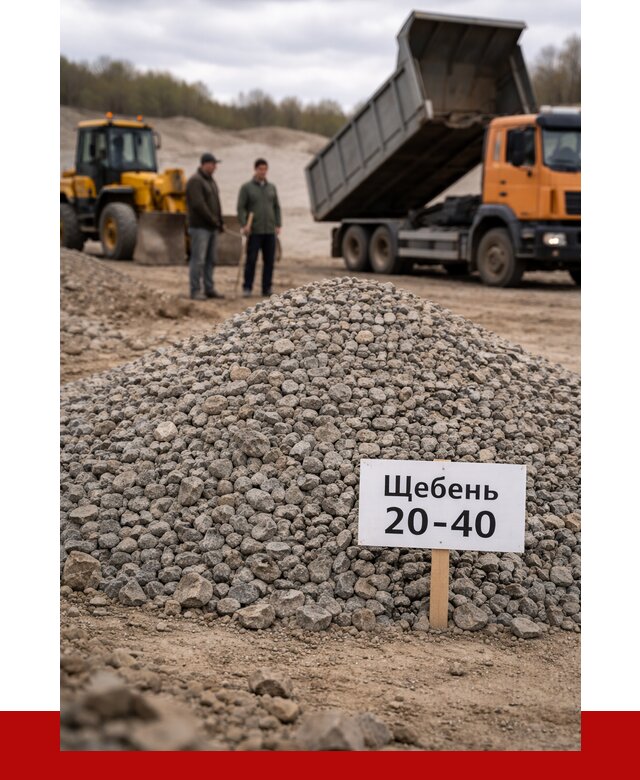 Бетонный щебень фракция 20-40 в Балашихе от 2512 р. | ПРОНЕРУДБлш