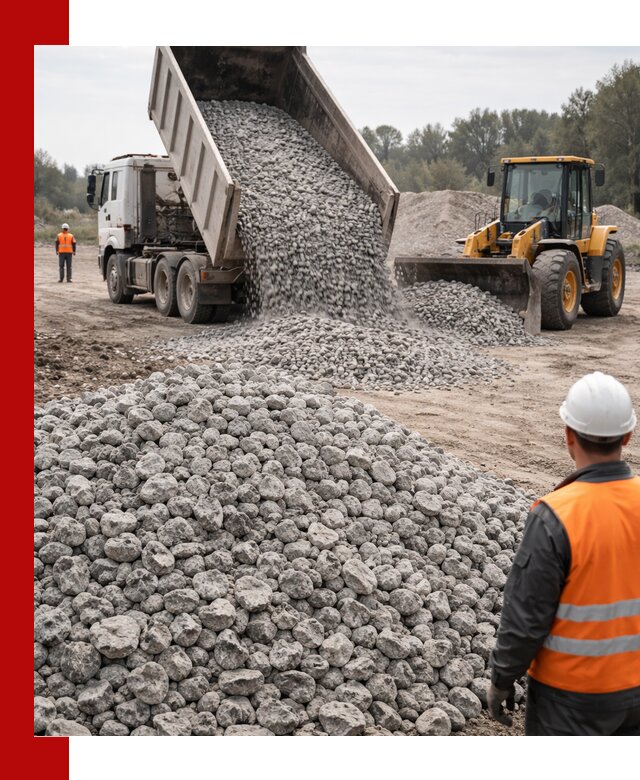 Доставка бетонного щебня фракции 20-40 в Балашихе