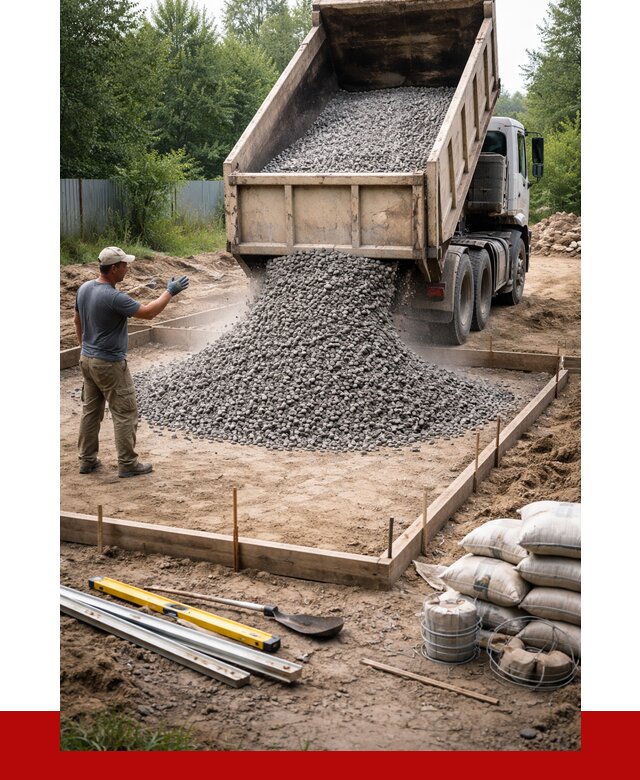 Купить щебень для фундамента в Балашихе от 4614 р. | ПРОНЕРУДБлш
