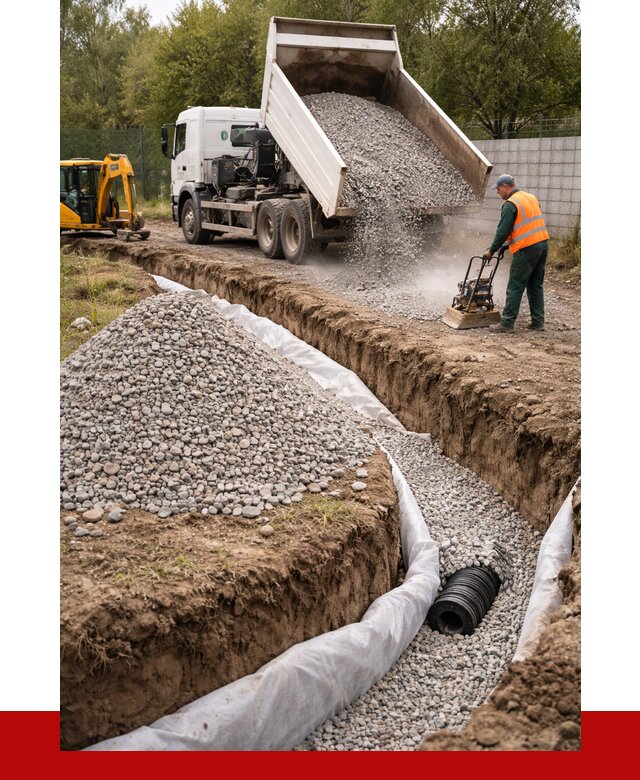 Щебень для дренажа в Балашихе от 1897 р., ПРОНЕРУДБлш доставка
