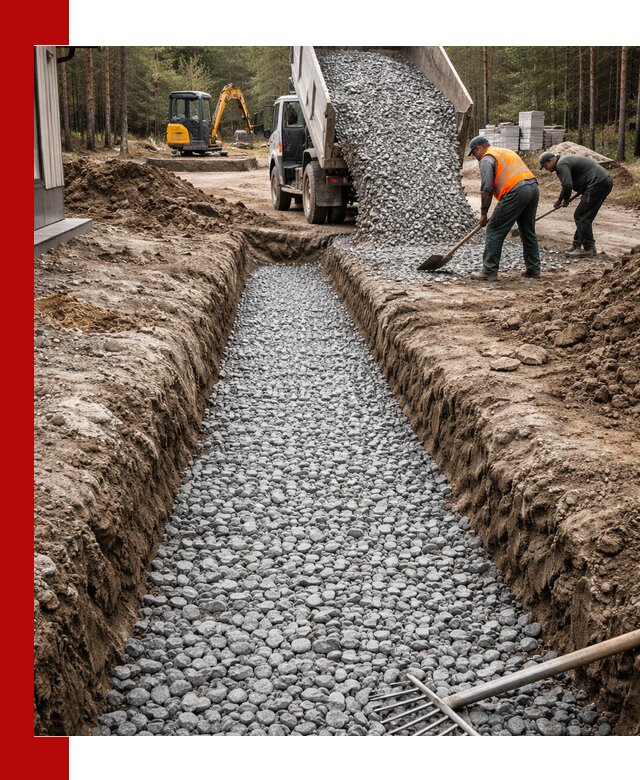 Щебень для дренажа с доставкой в Балашихе высокого качества