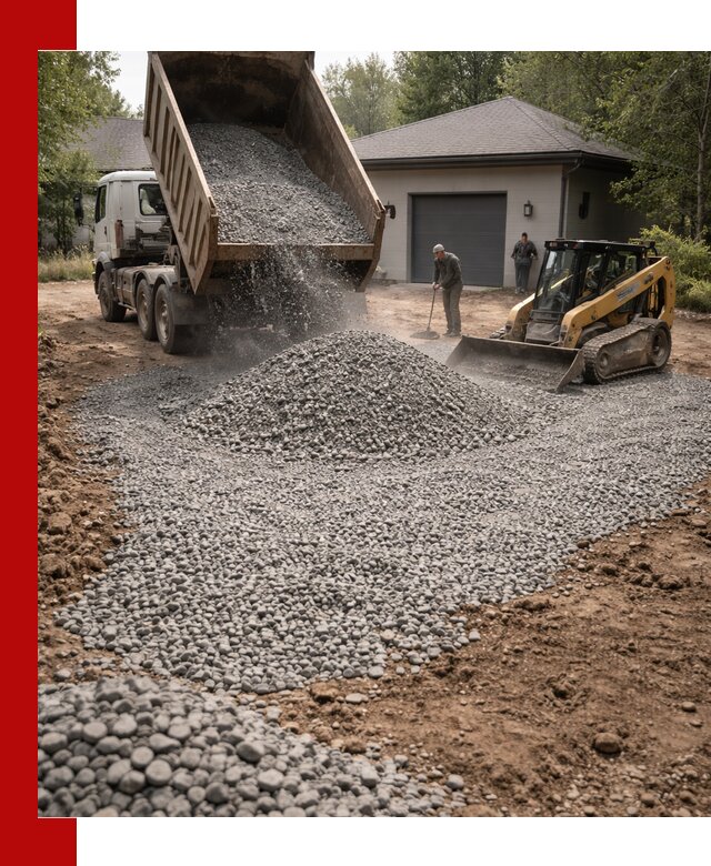 Щебень для парковки в Балашихе: доставка и укладка качественного материала