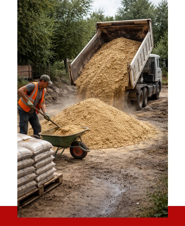 Купить песок с доставкой в Балашихе от 1846 р. | ПРОНЕРУДБлш