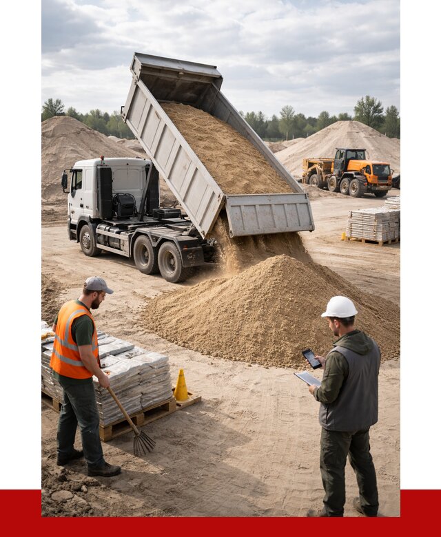 Карьерный песок с доставкой в Балашихе от 3691 р. ПРОНЕРУДБлш