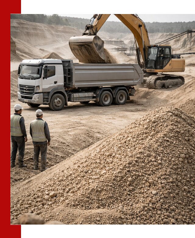 Карьерный крупнозернистый песок с доставкой в Балашихе