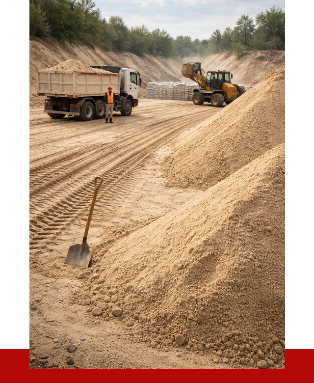 Карьерный песок мелкозернистый в Балашихе от 9228 р. | ПРОНЕРУДБлш