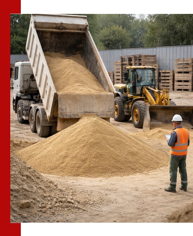 Доставка карьерного мелкозернистого песка в Балашихе