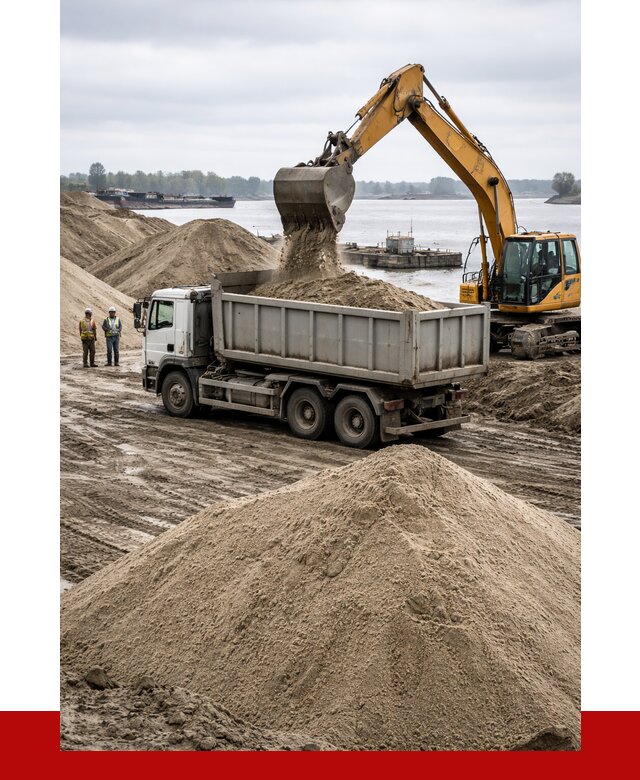 Купить речной песок навалом в Балашихе от 1846 р., ПРОНЕРУДБлш