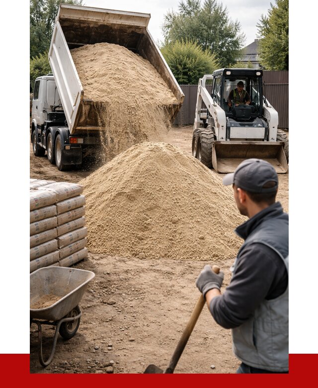 Мытый речной песок с доставкой в Балашихе от 1487 р. | ПРОНЕРУДБлш