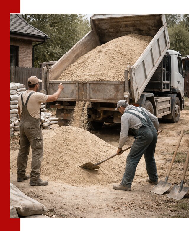 Песок для штукатурки с доставкой в Балашихе качественный и чистый