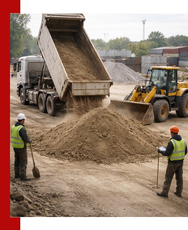 Доставка и продажа пескогрунта оптом и в розницу в Балашихе