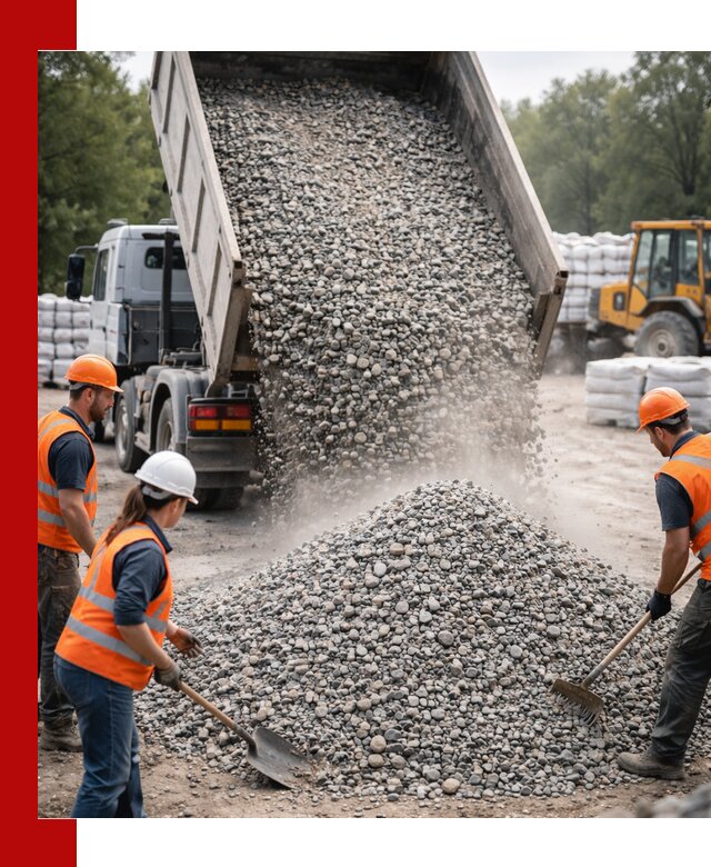 Доставка гравия и камня в Балашихе оптом и в розницу
