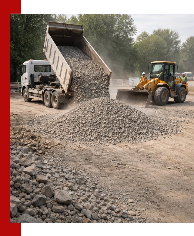 Гравий фракция 5–20 доставка в Балашихе оптом и в розницу