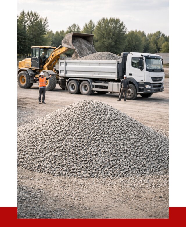 Купить мытый гравий в Балашихе от 3589 р, доставка ПРОНЕРУДБлш