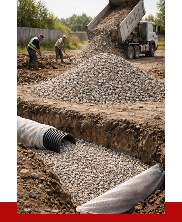 Гравий для дренажа в Балашихе от 2256 р., доставка ПРОНЕРУДБлш