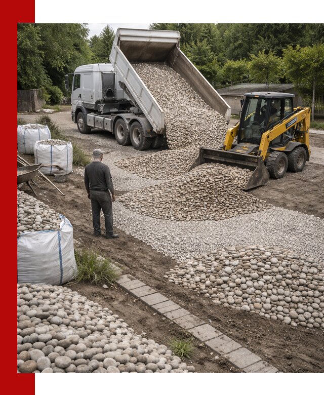 Доставка морской гальки оптом и в розницу в Балашихе