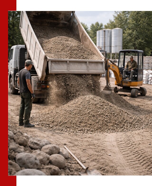 Доставка ПГС С3 в Балашихе самосвалами и миксерами
