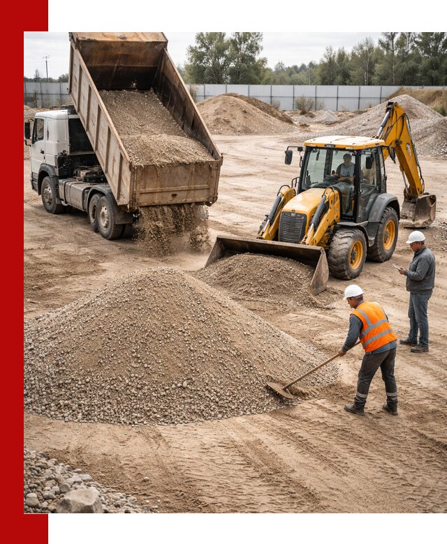 Поставка и доставка ПГС С4 в мешках и самосвалах в Балашихе