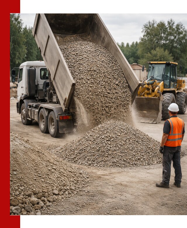 Доставка щпс в Балашихе — щебеночно-песчаная смесь под заборы и дорожки