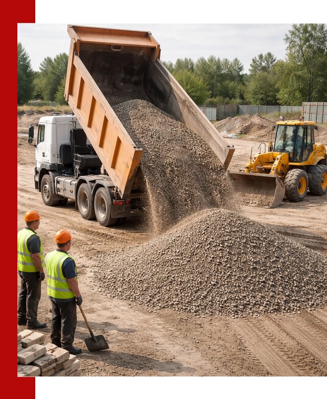 Доставка щебёночно-песчаной смеси ЩПС С7 в Балашихе
