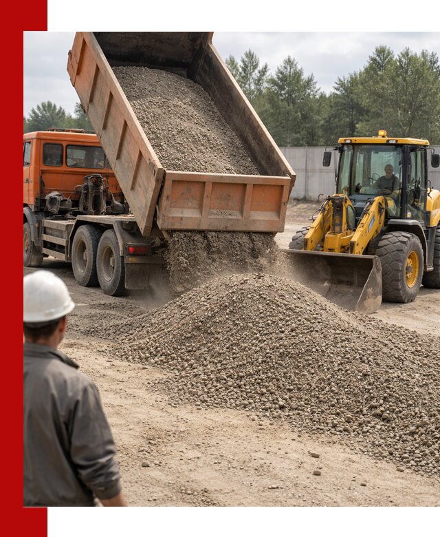 Доставка щпс С8 самосвалами в Балашихе от производителя