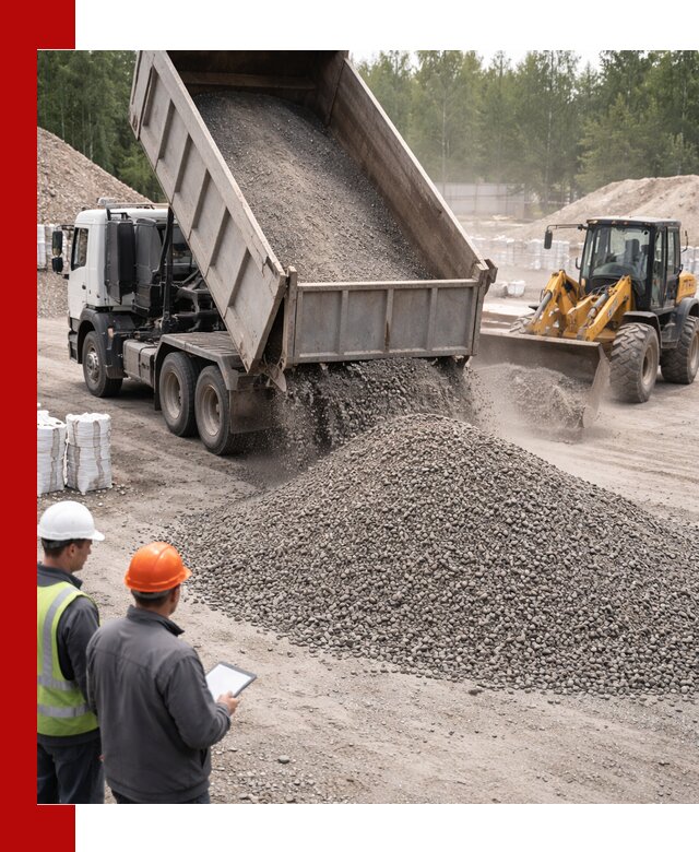 Доставка и продажа гранитного отсева 0-10 в Балашихе