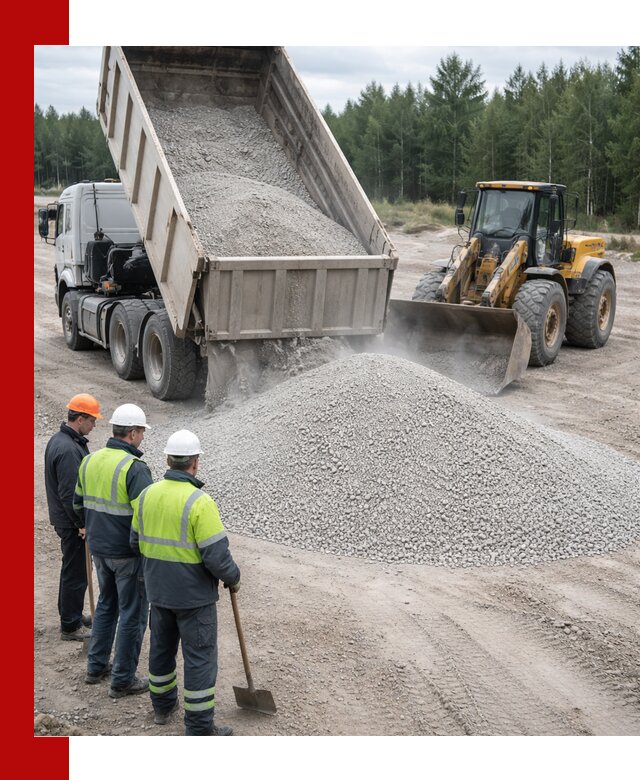 Известняковый отсев 0-5 доставка в Балашихе быстро и выгодно
