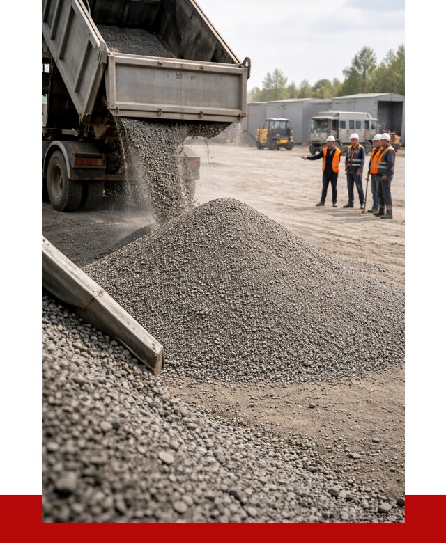 Гравийный отсев 0-5 в Балашихе от 1230 р. с доставкой | ПРОНЕРУДБлш