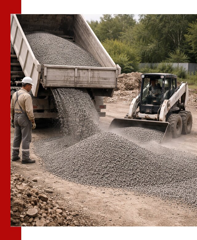 Доставка гравийного отсева 0-5 в Балашихе оптом и в розницу