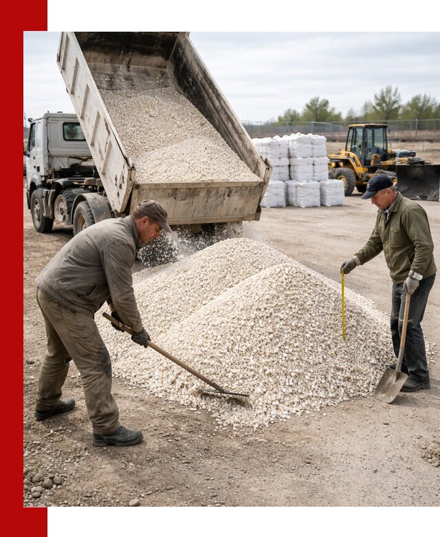 Мраморная крошка с доставкой и разгрузкой в Балашихе