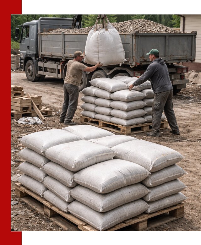 Керамзит в мешках с доставкой в Балашихе от компании-поставщика