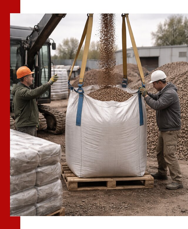 Керамзит в биг-бегах с доставкой в Балашихе