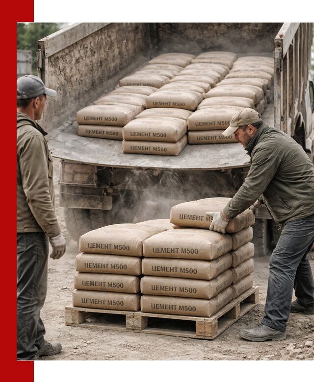 Цемент М500 с доставкой самосвалом в Балашихе