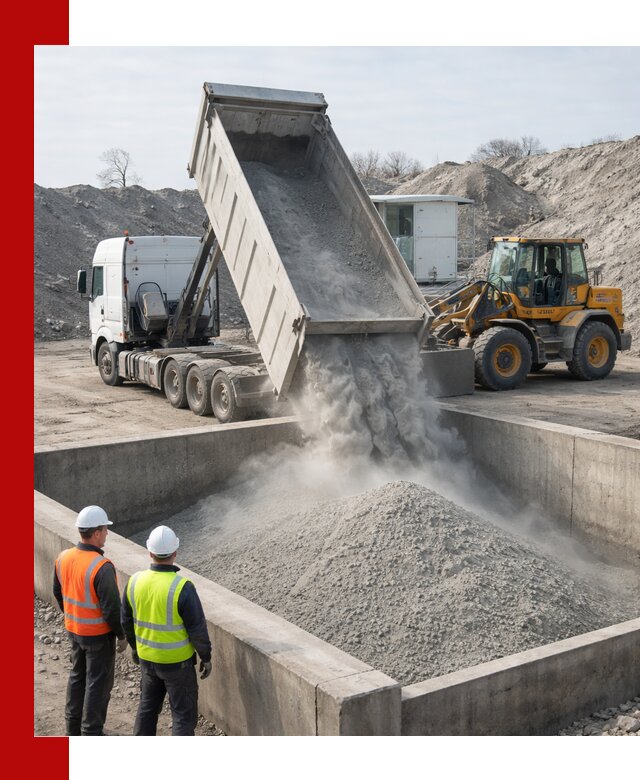 Доставка цемента навалом в Балашихе крупными партиями