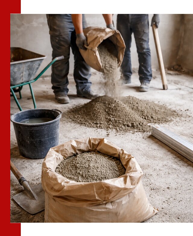 Доставка сухой смеси для стяжки в Балашихе